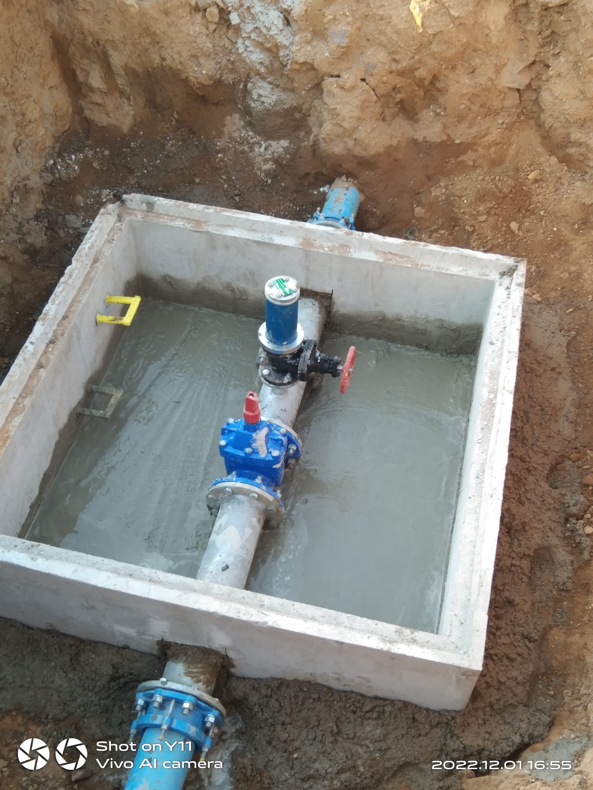 Stickson water treatment plant chamber construction by Makiti Building and Civils