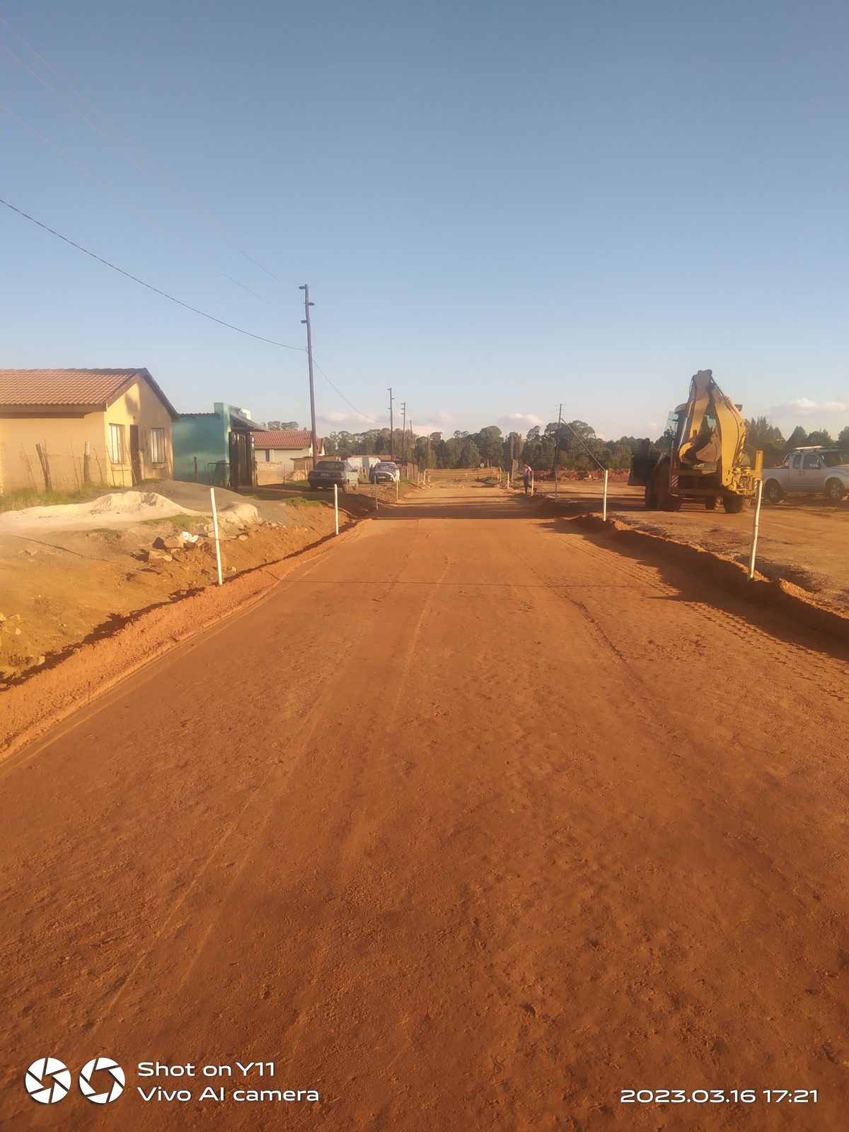 Zindoga paved road construction project photo 3