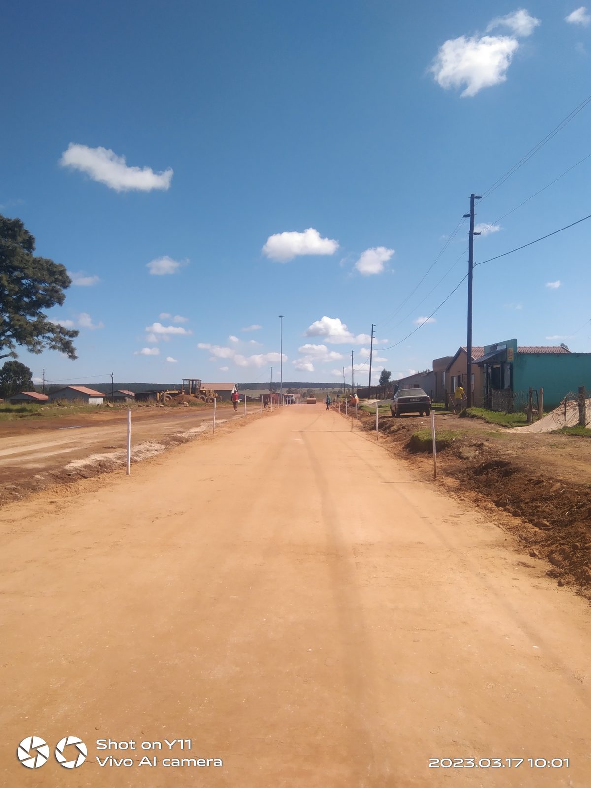 Zindoga paved road construction project photo 4