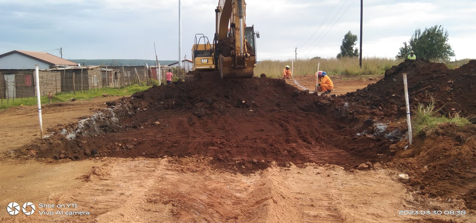 Zindoga paved road construction project photo 14